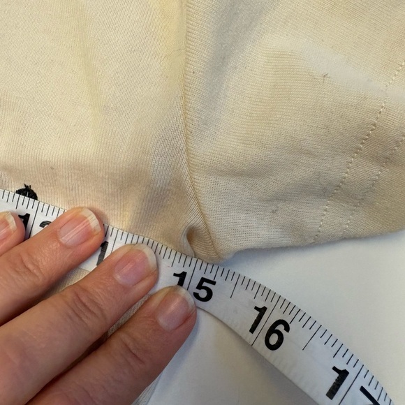 Fort Worth Texas western cowgirl short sleeve beige crop top women's Small - Picture 6 of 6